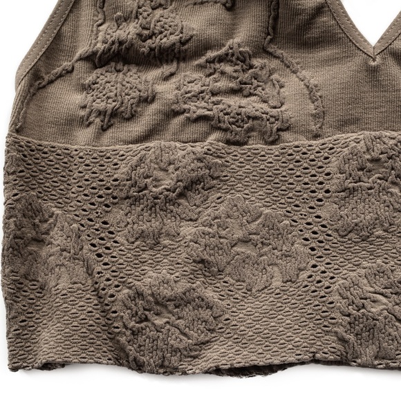 NWT Free People Candy Seamless Bra in Sand Sz Med/Lrg - Picture 16 of 16